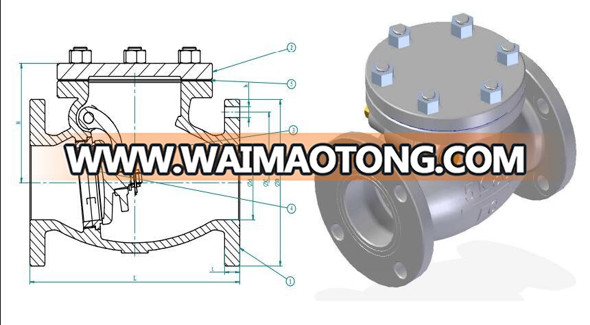 Mss Sp-71 Class 125 Cast Iron Swing Check Valve