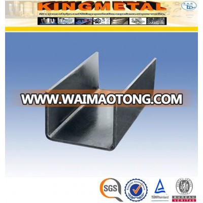 Hot Rolled SS 400 Steel Section U Steel Channel Size