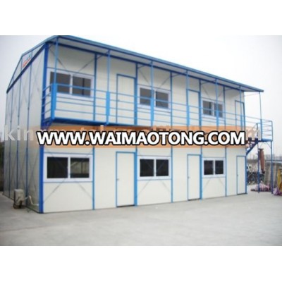 light steel structure two floor prefab house