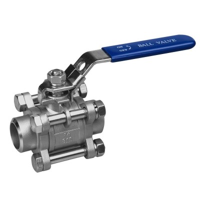 2 Inch 304 316 Stainless Steel 3PC Ball Welding Ball Valve